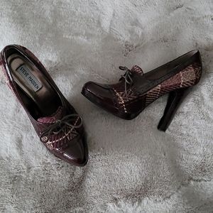 Vintage Steve Madden "Reilly" 3" Pump, color Wine Multi , Size 6M